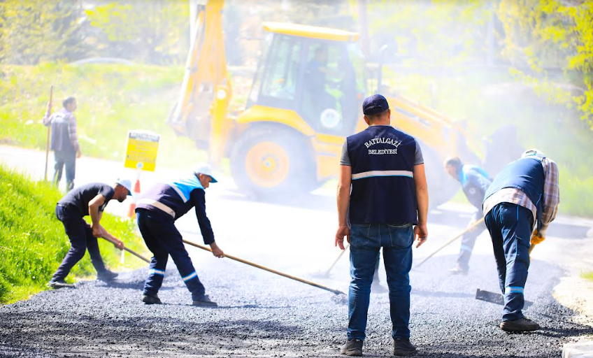 Battalgazi Belediyesi Yol ve Kaldırım Çalışmaları